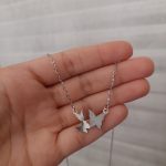 نیم ست طرح پروانه درشت