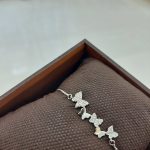 دستبند پرنگین طرح پروانه ریز