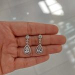 گوشواره پرنگین طرح اشک