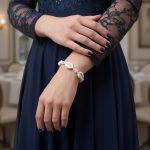 دستبند مروارید صدفی